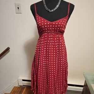 Polka Dot Red Dress